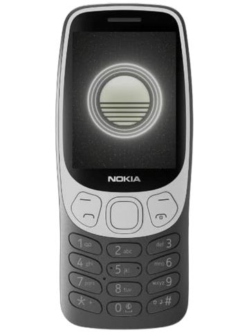 Nokia 3210 Black front view showcasing classic design and modern features in UAE