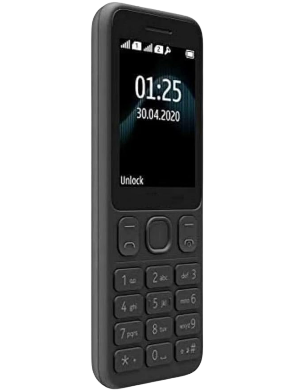  Nokia 125 Black 4G – Side Profile
