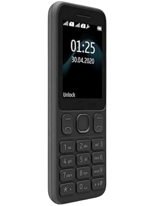  Nokia 125 Black 4G – Side Profile
