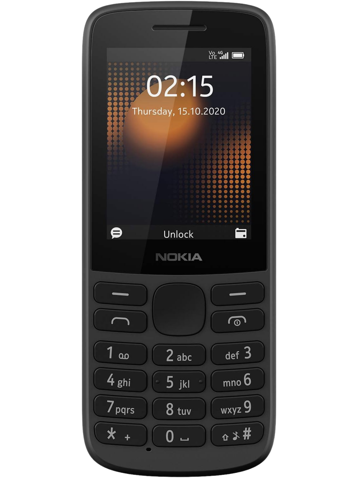 Nokia 215 classic feature phone front view