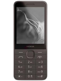 Nokia 235 Black – Front view showing the sleek design and 2.8-inch color display of the feature phone.