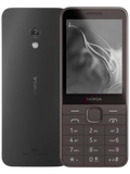 Nokia 235 Black – Front view showing the sleek design and 2.8-inch color display of the feature phone.