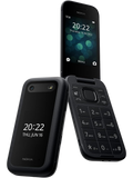 Nokia 2660 Flip Blue with open flip screen UAE