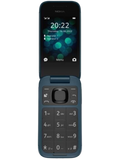 Nokia 2660 Flip Blue with open flip screen UAE