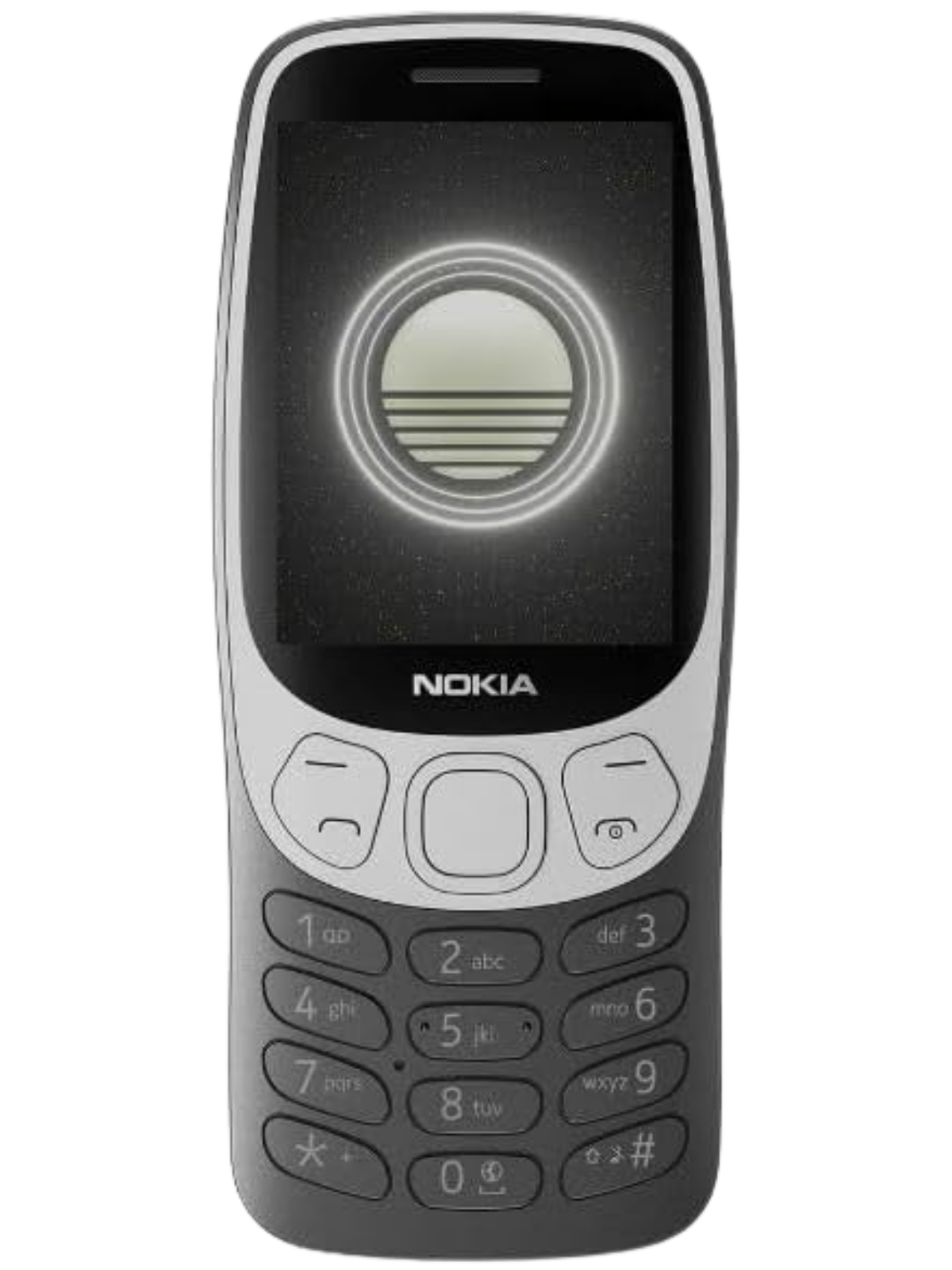 Nokia 3210 Black front view showcasing classic design and modern features in UAE