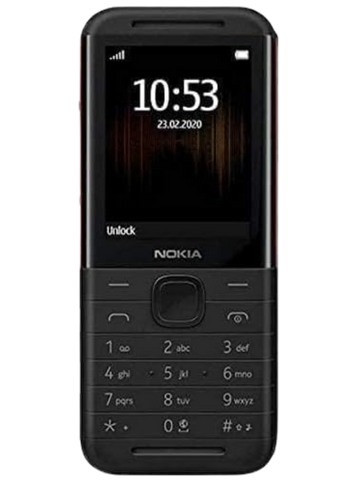 Nokia 5310 Music Feature Phone front view showcasing dual speakers and music controls in UAE
