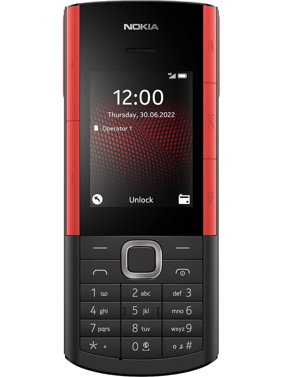 Nokia 5710 Xpress black front view with clear display and sleek design available in UAE