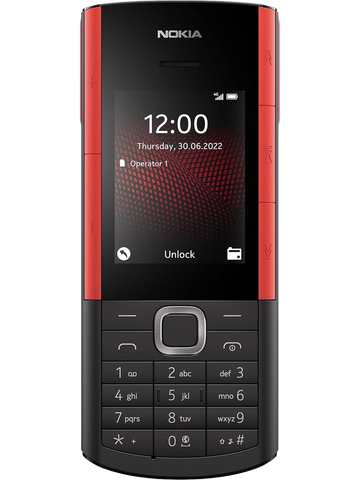 Nokia 5710 Xpress black front view with clear display and sleek design available in UAE