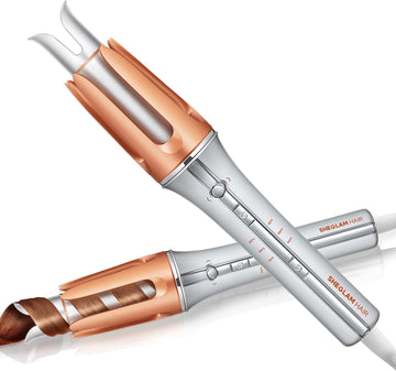 SHEGLAM Automatic Curling Iron 1 Inch – Fast Heating, 2-Way Rotation, Anti-Scald Hair Curler